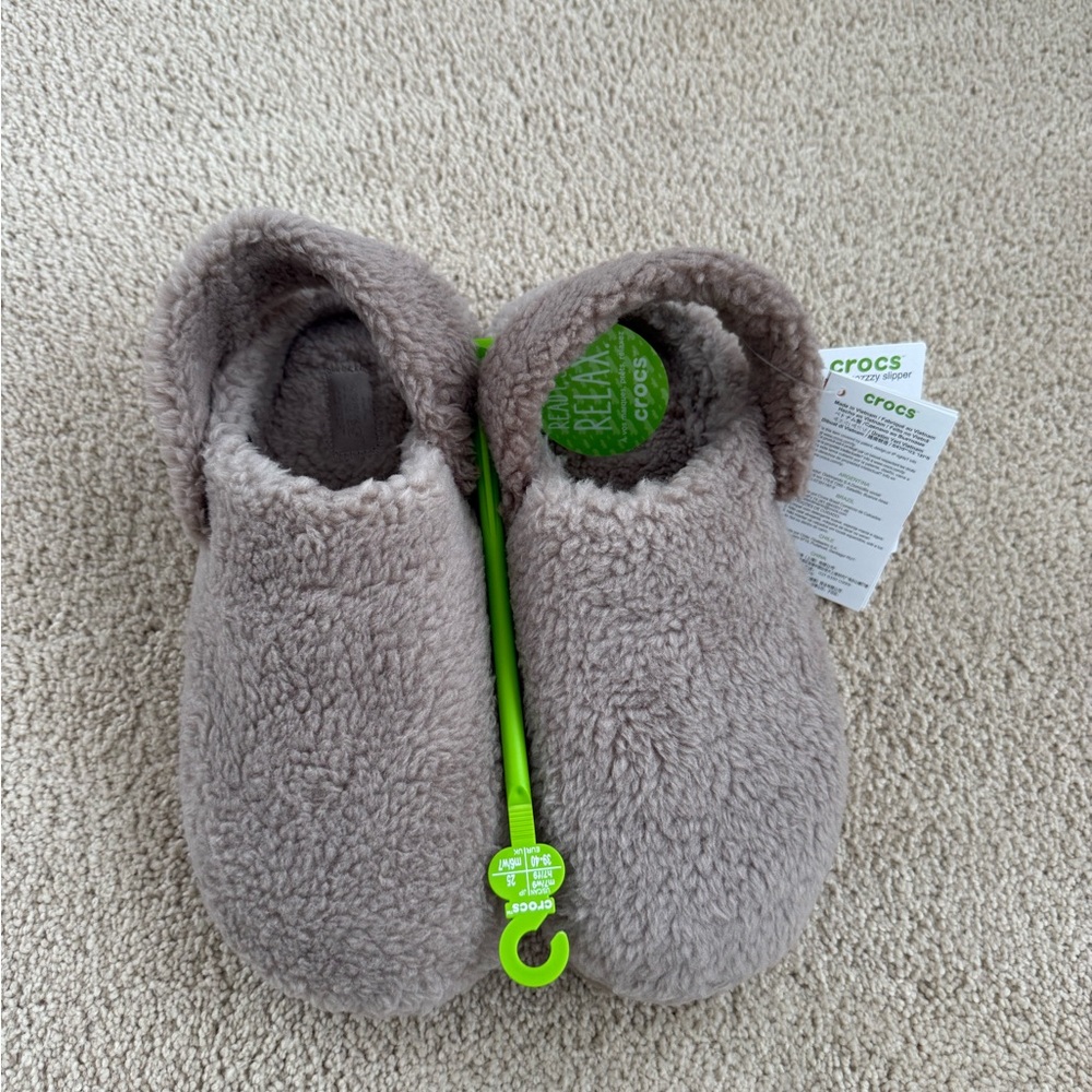 CROCS Soft Gray Slippers